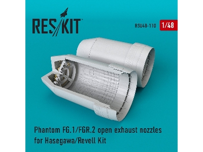 Phantom (Fg.1/Fgr.2) Open Exhaust Nozzles For Hasegawa/Revell Kit - zdjęcie 1