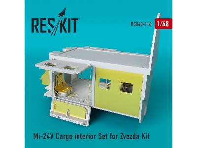 Mi-24 (V) Cargo Interior Set For Zvezda Kit - zdjęcie 2