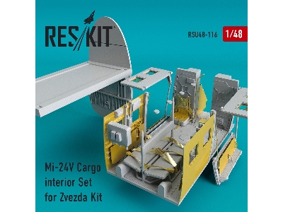 Mi-24 (V) Cargo Interior Set For Zvezda Kit - zdjęcie 3