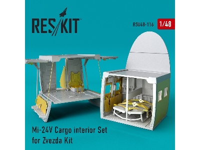 Mi-24 (V) Cargo Interior Set For Zvezda Kit - zdjęcie 4