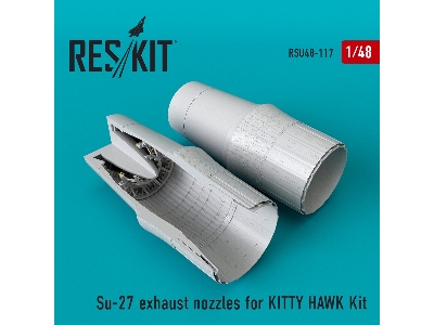 Su-27 Exhaust Nozzles For Kitty Hawk Kit - zdjęcie 1