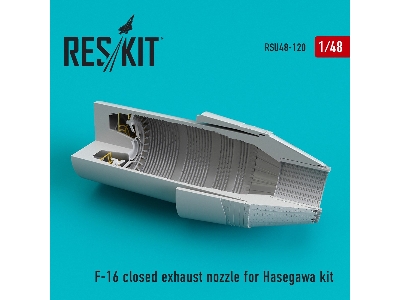 F-16 (F100-pw) Closed Exhaust Nozzle For Hasegawa Kit - zdjęcie 1