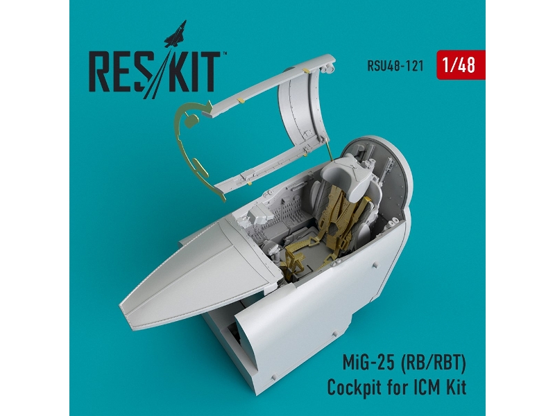 Mig-25 (Rb/Rbt) Cockpit For Icm Kit - zdjęcie 1