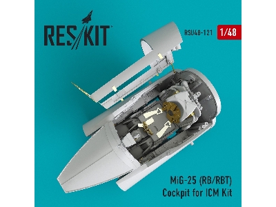 Mig-25 (Rb/Rbt) Cockpit For Icm Kit - zdjęcie 2