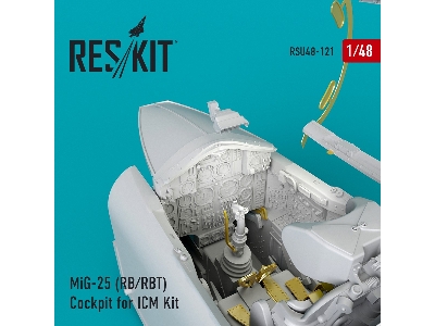 Mig-25 (Rb/Rbt) Cockpit For Icm Kit - zdjęcie 3