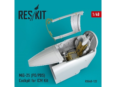 Mig-25 (Pd/Pds) Cockpit For Icm Kit - zdjęcie 1