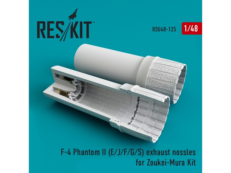 F-4 Phantom Ii (E/J/F/G/S) Exhaust Nossles For Zoukei-mura Kit - zdjęcie 1