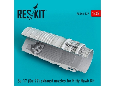 Su-17 Su-22 Exhaust Nozzles For Kitty Hawk Kit - zdjęcie 1