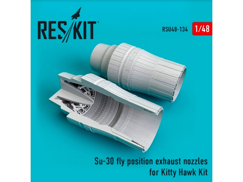 Su-30 Fly Positionexhaust Nozzles For Kitty Hawk Kit - zdjęcie 1 Su-30 Fly Positionexhaust Nozzles For Kitty Hawk Kit - zdjęcie 1