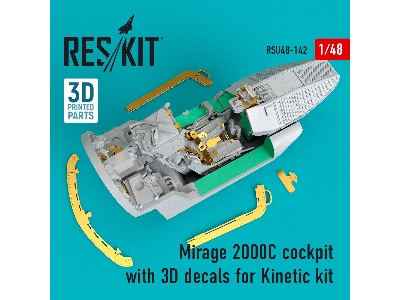 Mirage 2000c Cockpit With 3d Decals For Kinetic Kit - zdjęcie 1