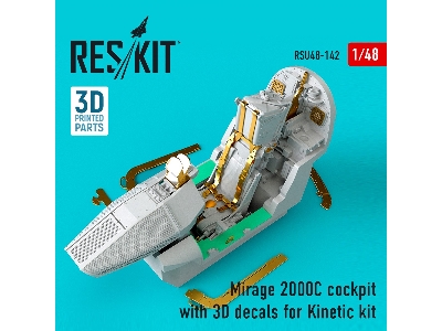 Mirage 2000c Cockpit With 3d Decals For Kinetic Kit - zdjęcie 2