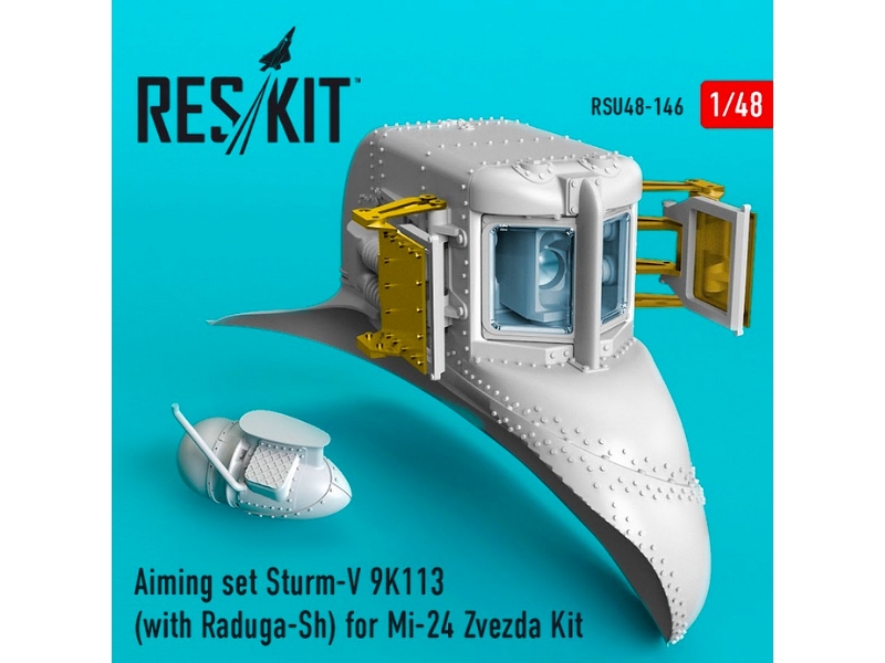 Aiming Set Sturm-v 9k113 With Raduga-sh For Mi-24 Zvezda Kit - zdjęcie 1 Aiming Set Sturm-v 9k113 With Raduga-sh For Mi-24 Zvezda Kit - zdjęcie 1