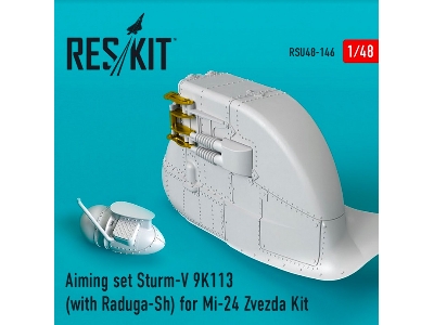 Aiming Set Sturm-v 9k113 With Raduga-sh For Mi-24 Zvezda Kit - zdjęcie 4