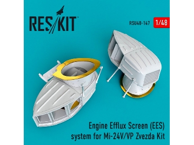 Engine Efflux Screen Ees System For Mi-24v/ Vp Zvezda Kit - zdjęcie 1