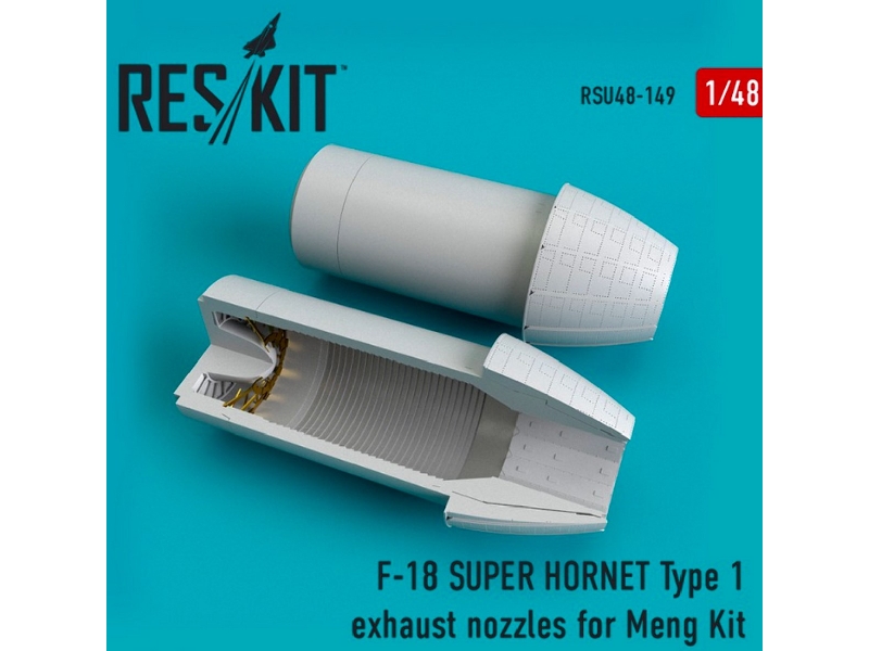 F-18 Super Hornet Type 1 Exhaust Nozzles For Meng Kit - zdjęcie 1 F-18 Super Hornet Type 1 Exhaust Nozzles For Meng Kit - zdjęcie 1