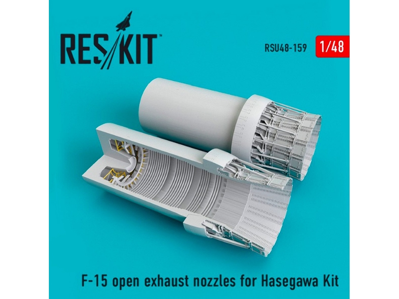 F-15 Open Exhaust Nozzles For Hasegawa Kit - zdjęcie 1 F-15 Open Exhaust Nozzles For Hasegawa Kit - zdjęcie 1