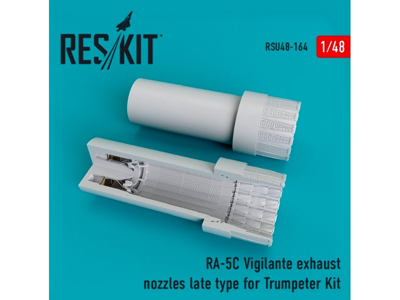Ra-5c Vigilante Exhaust Nozzles Late Type For Trumpeter Kit - zdjęcie 1