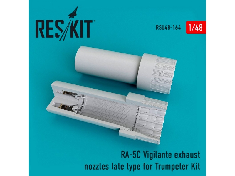 Ra-5c Vigilante Exhaust Nozzles Late Type For Trumpeter Kit - zdjęcie 1 Ra-5c Vigilante Exhaust Nozzles Late Type For Trumpeter Kit - zdjęcie 1