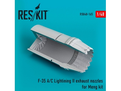 F-35 A/ C Lightning Ii Exhaust Nozzles For Meng Kit - zdjęcie 1