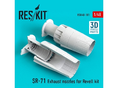 Sr-71 Blackbird Exhaust Nozzles For Revell Kit - zdjęcie 1