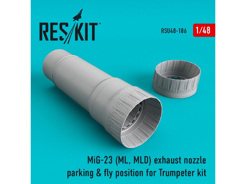 Mig-23 (Ml, Mld) Exhaust Nozzle Parking & Fly Position For Trumpeter Kit - zdjęcie 1