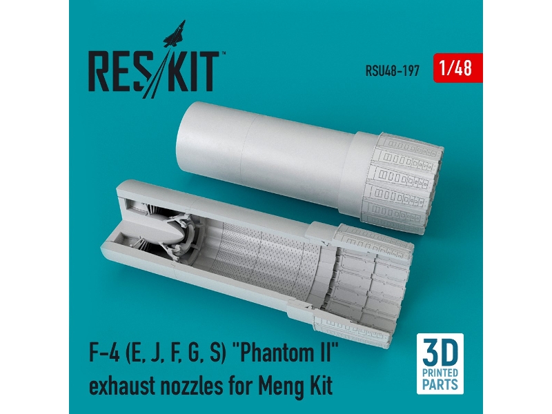 F-4 (E,j,f,g,s) Phantom Ii Exhaust Nozzles For Meng Kit - zdjęcie 1 F-4 (E,j,f,g,s) Phantom Ii Exhaust Nozzles For Meng Kit - zdjęcie 1