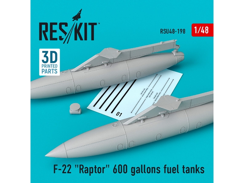 F-22 Raptor 600 Gallons Fuel Tanks - zdjęcie 1 F-22 Raptor 600 Gallons Fuel Tanks - zdjęcie 1