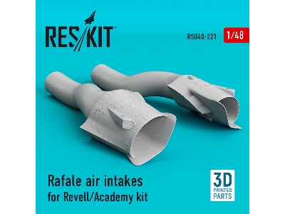 Rafale Air Intakes For Revell/Academy Kit (3d Printing) - zdjęcie 1