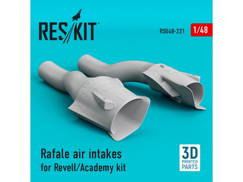 Rafale Air Intakes For Revell/Academy Kit (3d Printing) - zdjęcie 1 Rafale Air Intakes For Revell/Academy Kit (3d Printing) - zdjęcie 1