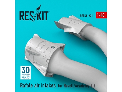 Rafale Air Intakes For Revell/Academy Kit (3d Printing) - zdjęcie 2