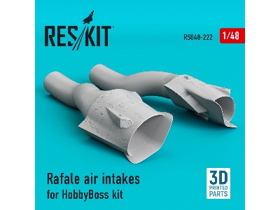 Rafale Air Intakes For Hobbyboss Kit (3d Printing) - zdjęcie 1