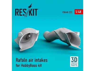 Rafale Air Intakes For Hobbyboss Kit (3d Printing) - zdjęcie 2