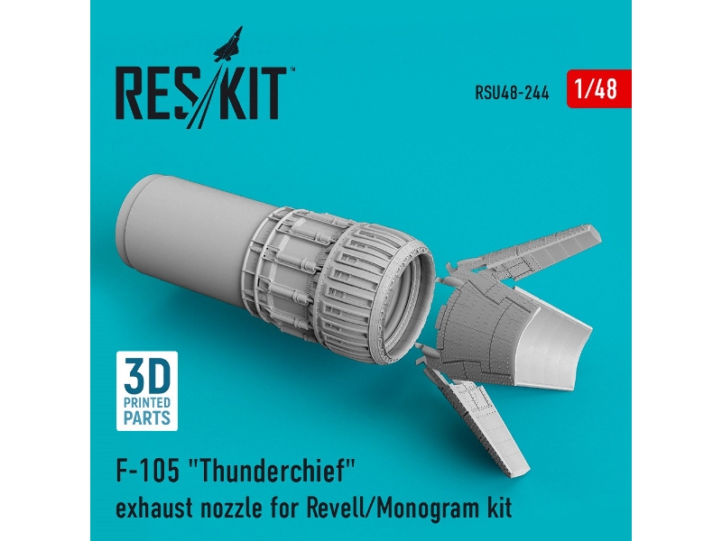 F-105 Thunderchief Exhaust Nozzle For Revell/Monogram Kit - zdjęcie 1 F-105 Thunderchief Exhaust Nozzle For Revell/Monogram Kit - zdjęcie 1