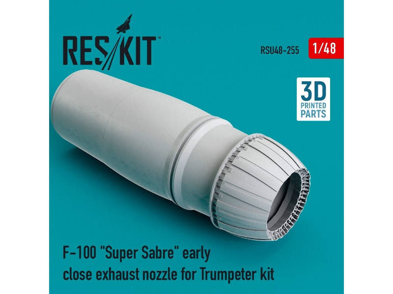 F-100 Super Sabre Early Close Exhaust Nozzle For Trumpeter Kit - zdjęcie 1 F-100 Super Sabre Early Close Exhaust Nozzle For Trumpeter Kit - zdjęcie 1