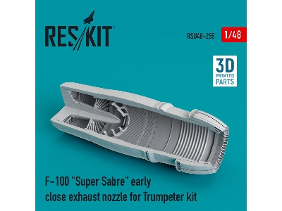 F-100 Super Sabre Early Close Exhaust Nozzle For Trumpeter Kit - zdjęcie 2