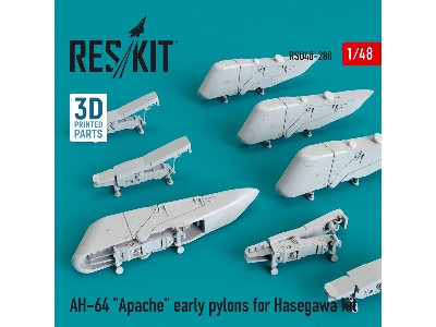 Ah-64 Apache Early Pylons For Hasegawa Kit - zdjęcie 1