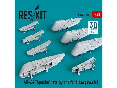 Ah-64 Apache Late Pylons For Hasegawa Kit - zdjęcie 1