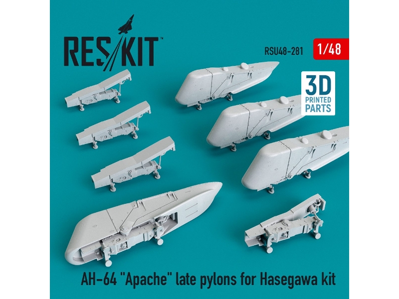 Ah-64 Apache Late Pylons For Hasegawa Kit - zdjęcie 1 Ah-64 Apache Late Pylons For Hasegawa Kit - zdjęcie 1