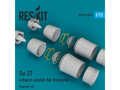Su-27 Exhaust Nozzles For Trumpeter - zdjęcie 1