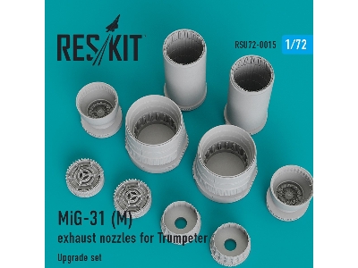 Mig-31 (M) Exhaust Nozzles For Trumpeter - zdjęcie 1