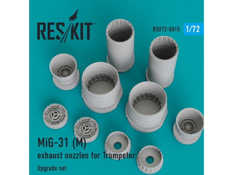 Mig-31 (M) Exhaust Nozzles For Trumpeter - zdjęcie 1 Mig-31 (M) Exhaust Nozzles For Trumpeter - zdjęcie 1