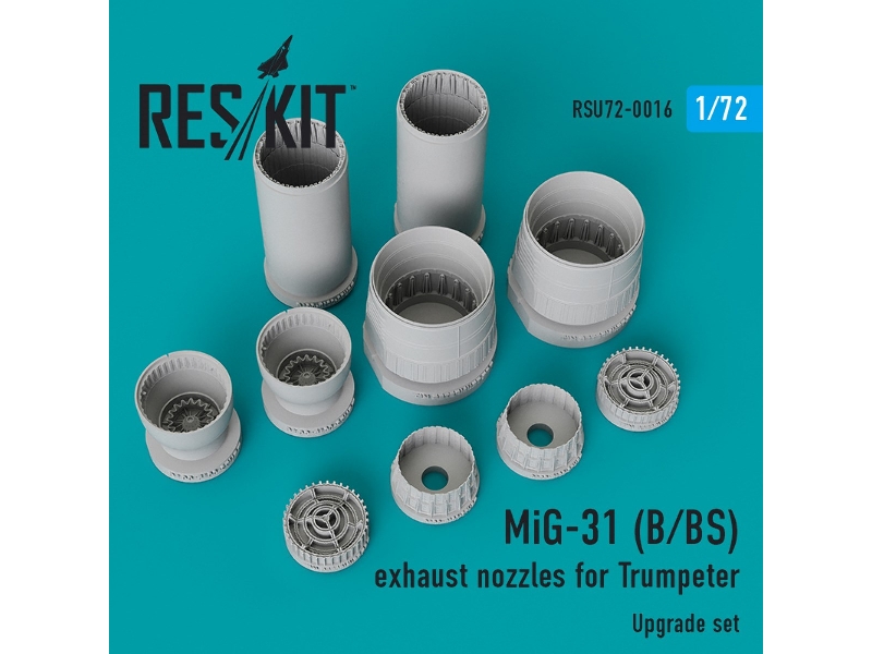 Mig-31 (B/Bs) Exhaust Nozzles For Trumpeter - zdjęcie 1 Mig-31 (B/Bs) Exhaust Nozzles For Trumpeter - zdjęcie 1