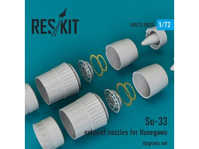 Su-33 Exhaust Nozzles For Hasegawa - zdjęcie 1