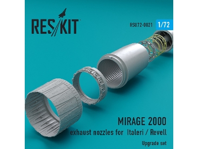 Mirage 2000 Exhaust Nozzles For Italeri / Revell - zdjęcie 1