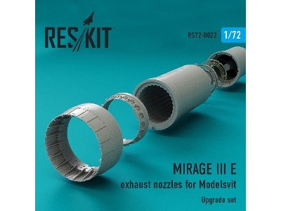 Mirage Iii E Exhaust Nozzles For Modelsvit - zdjęcie 1