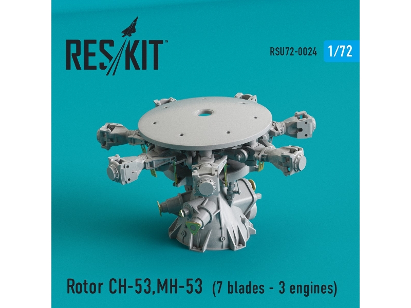 Rotor Ch-53 Super Stallion, Mh-53e Sea Dragon (7 Blades - 3 Engines) - zdjęcie 1 Rotor Ch-53 Super Stallion, Mh-53e Sea Dragon (7 Blades - 3 Engines) - zdjęcie 1