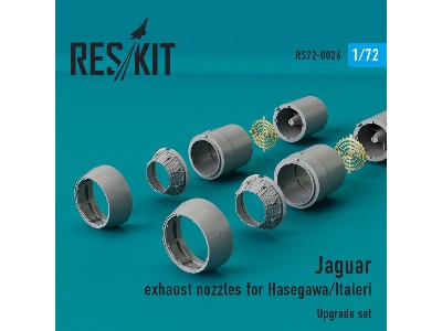 Jaguar Exhaust Nozzles For Hasegawa/Italleri - zdjęcie 1