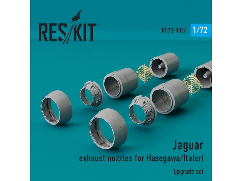 Jaguar Exhaust Nozzles For Hasegawa/Italleri - zdjęcie 1 Jaguar Exhaust Nozzles For Hasegawa/Italleri - zdjęcie 1