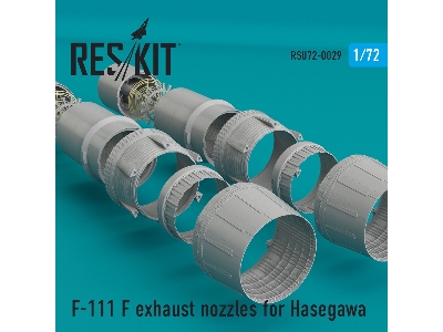 F-111 F Exhaust Nozzles For Hasegawa Kit - zdjęcie 1