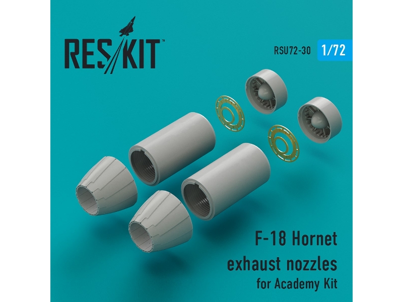 F-18 Hornet Exhaust Nozzles For Academy Kit - zdjęcie 1 F-18 Hornet Exhaust Nozzles For Academy Kit - zdjęcie 1